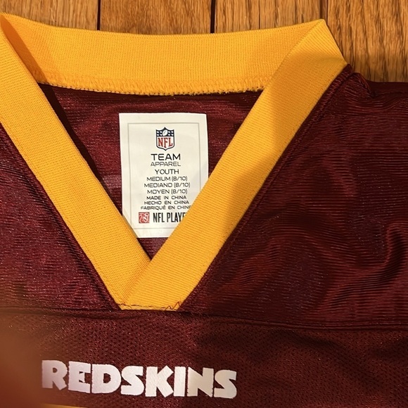 NFL team apparel Washington Crowder Jersey Kids size 8/10 - Picture 3 of 3